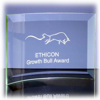 engraved glass trophy by  digiprint